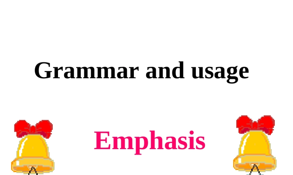 M8U4Grammar公开课