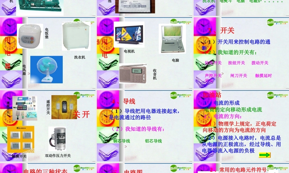 九年级物理 让电灯发光(课件) 沪科版 课件