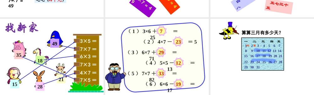 《7的乘法口诀》教学课件-副本