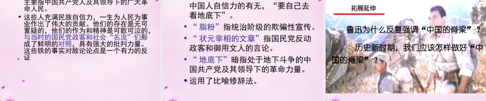 九年级语文上册 16中国人失掉自信力了吗课件 (新版)新人教版 课件