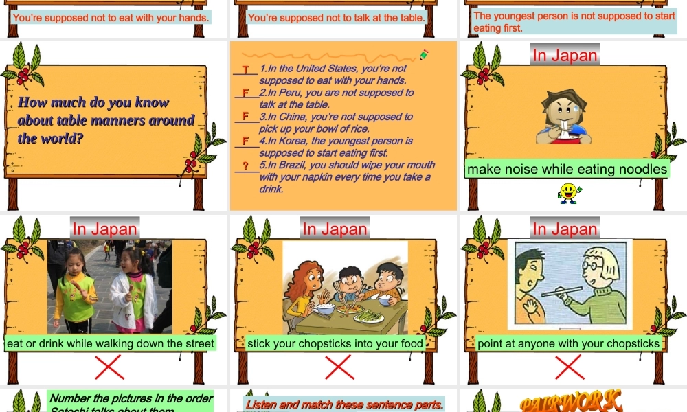 九年级英语Unit12 SectionB课件 人教新目标版 课件