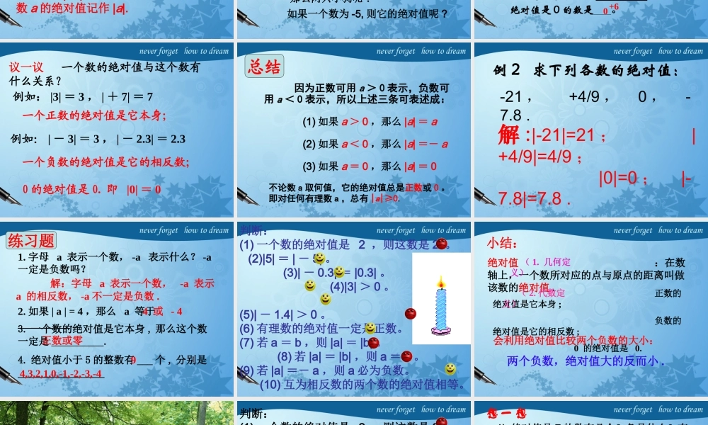 数学_七年级上_绝对值教学课件PPT