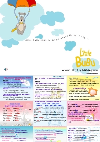 七年级英语语法_现在进行时专项训练课件