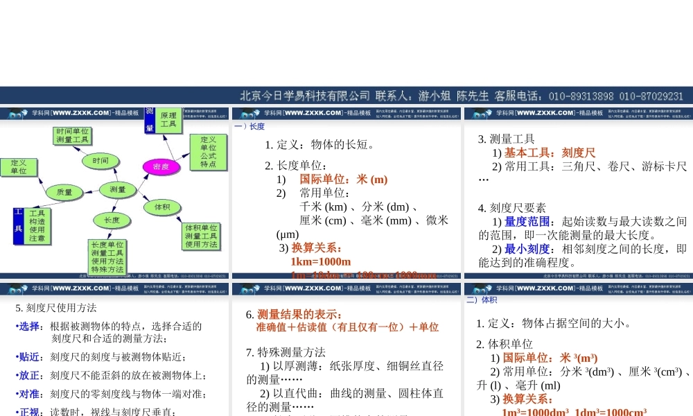 初中物理复习提要125页课件