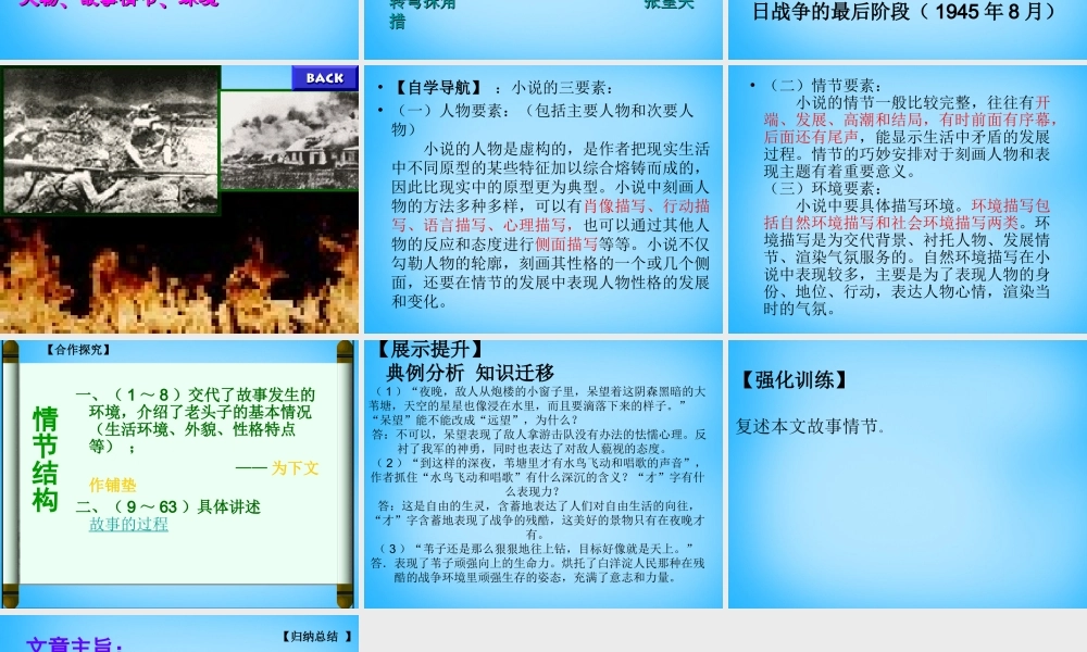 八年级语文上册(第2课 芦花荡(第1课时))课件 新人教版 课件