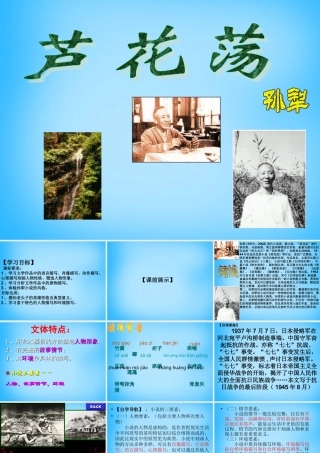 八年级语文上册(第2课 芦花荡(第1课时))课件 新人教版 课件