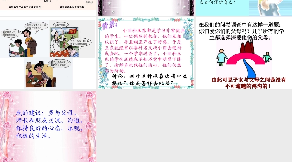 七年级生物下册_第四单元 生物圈中的人_第三节 青春期课件人教版 课件