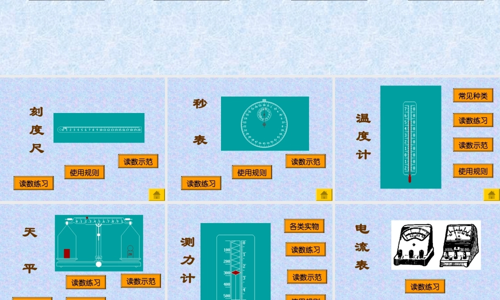 初中物理测量仪器使用课件 人教版 课件