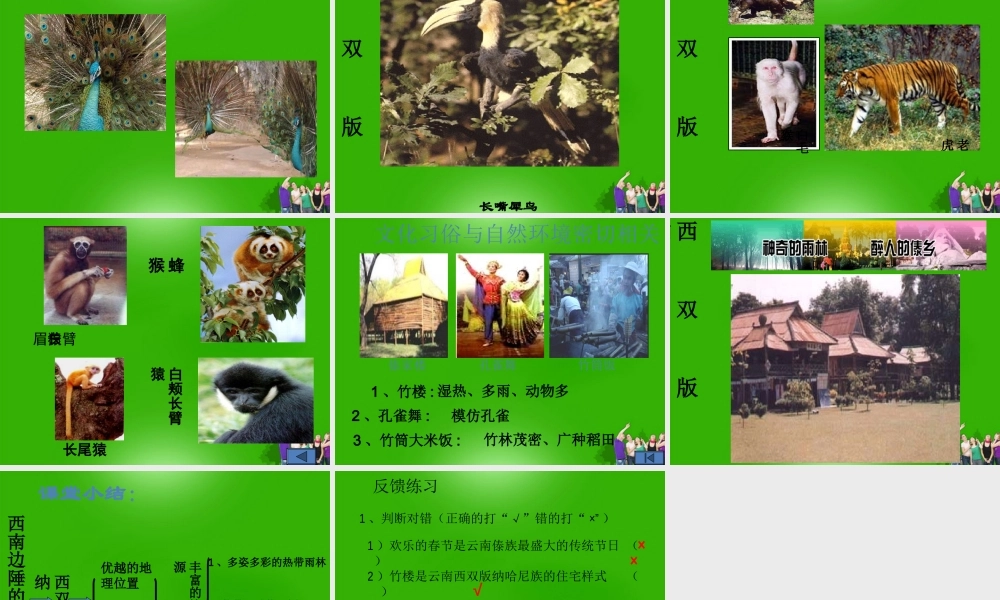 八年级地理 (西双版纳)课件 人教新课标版 课件