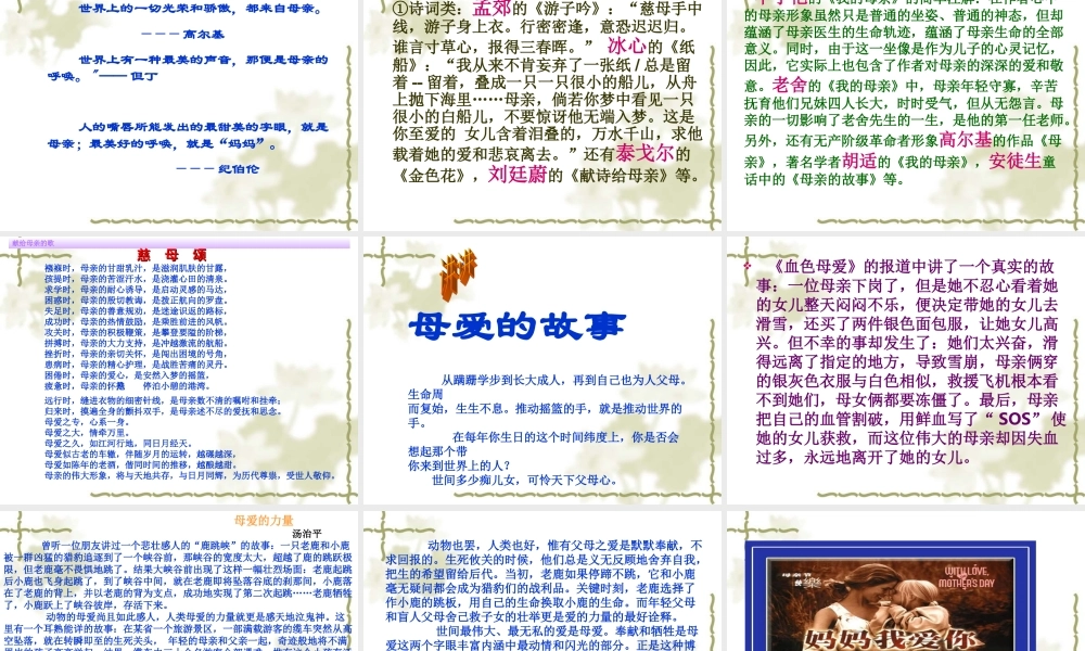 献给母亲的歌-(2)