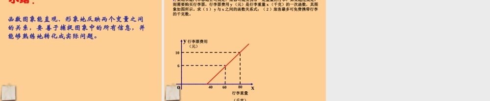 八年级数学上册 第5章(一次函数)复习课件 苏科版 课件