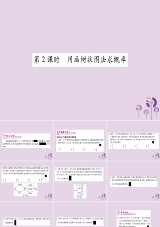 九年级数学下册 第4章 概率 42 概率及其计算 422 第2课时 作业课件 (新版)湘教版 课件