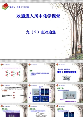 课题1质量守恒定律4