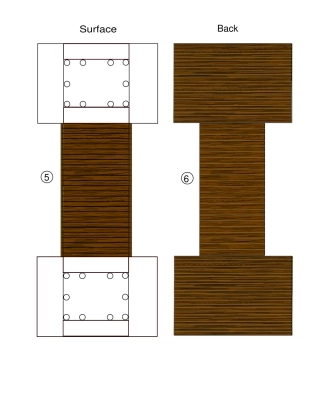 中国古代桥建筑纸模图纸4-bridge-floor