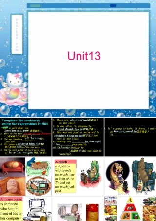 人教版高一英语Unit13 课件