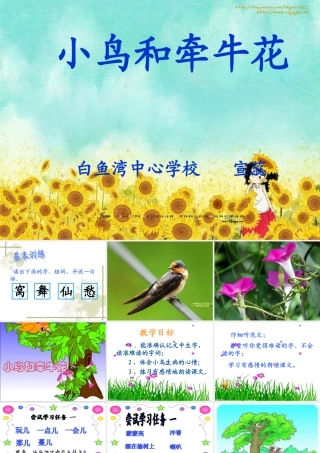 二上8课《小鸟和牵牛花》