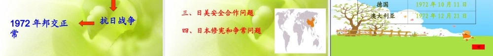 八年级历史下册 第7课新中国走向世界舞台课件 北师大版 课件