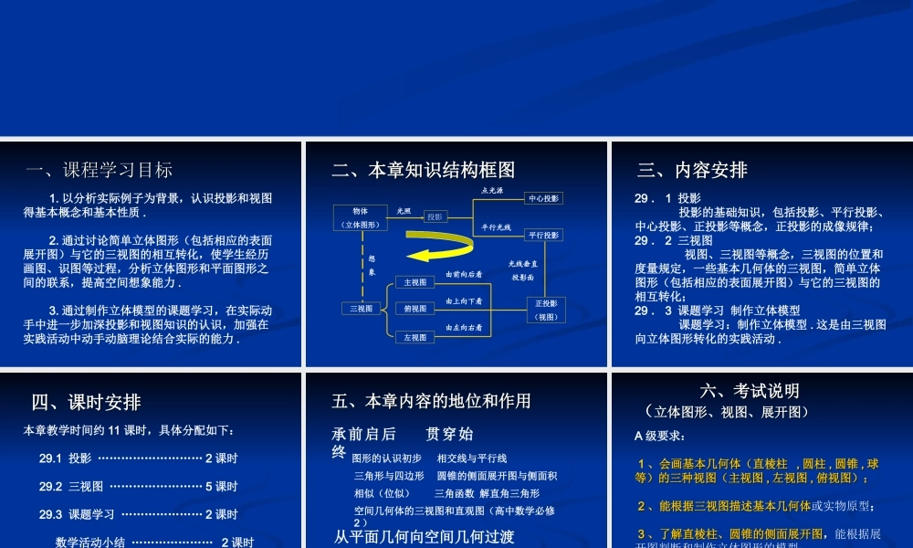 《投影与视图》复习参考课件