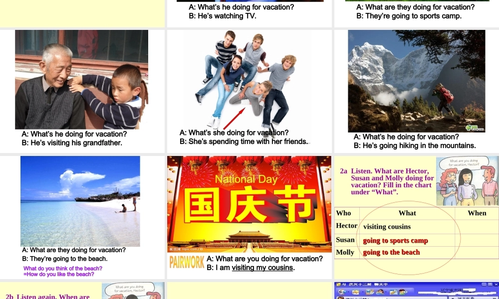 Unit3Whatareyoudoingforvacation？Period2