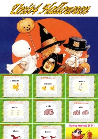 牛津小学英语5A-Unit4-Halloween--A部分课件
