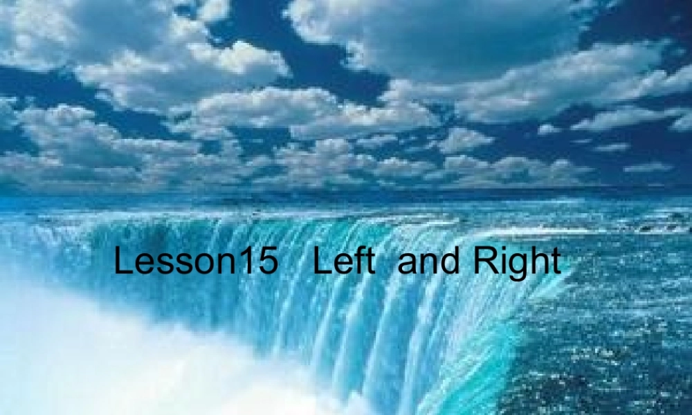Lesson-15--Left-and-Right