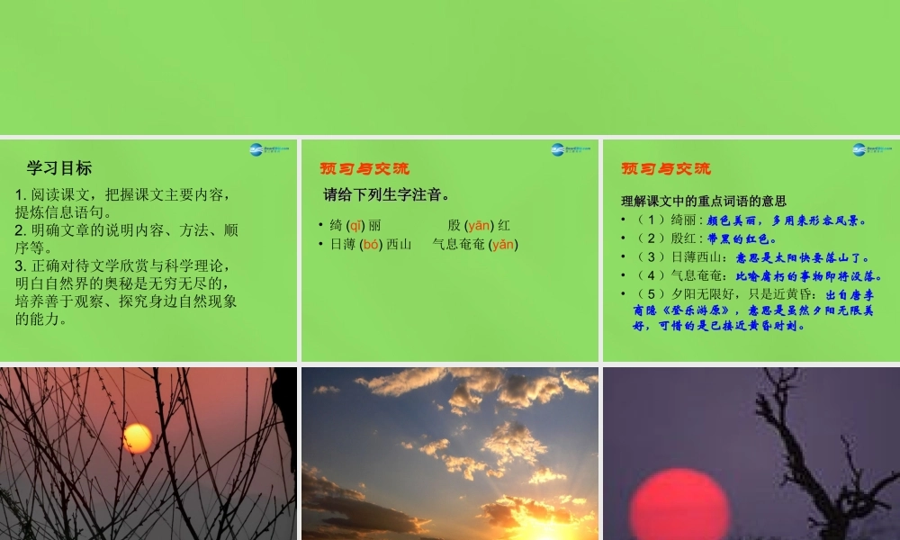 八年级语文上册 日的幻觉课件 新人教版 课件