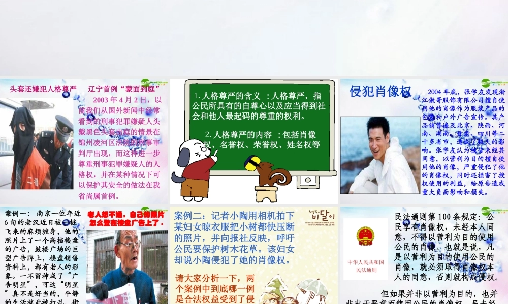 八年级政治上册 第八课 (伴我们一生的权利 )第二框课件 鲁教版 课件