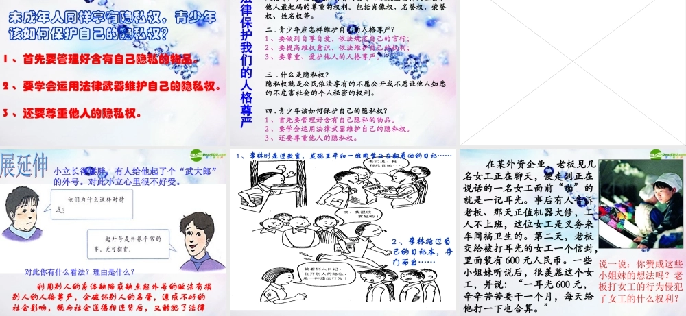 八年级政治上册 第八课 (伴我们一生的权利 )第二框课件 鲁教版 课件
