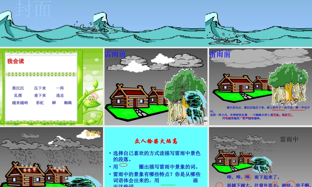 《雷雨》教学课件1