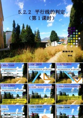 平行线及其判定-(4)