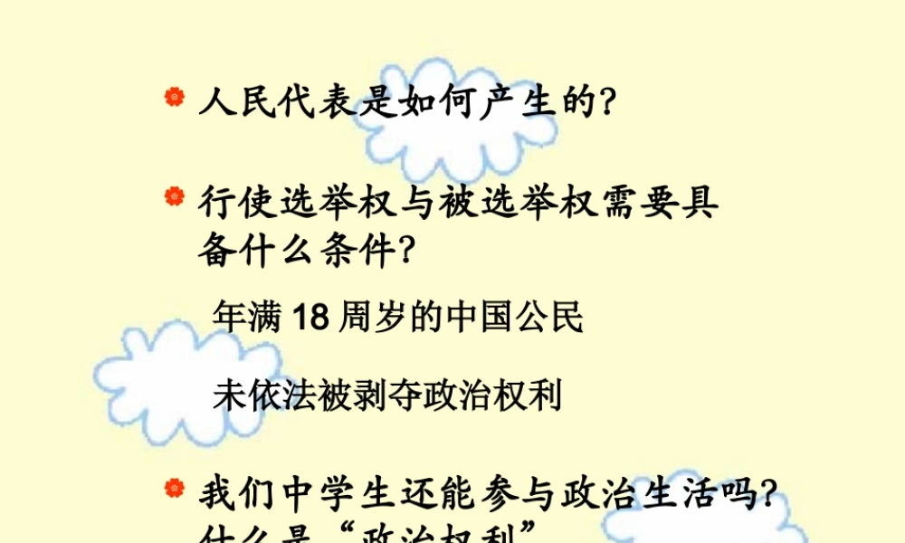 依法参与政治生活第六课第三框 课件