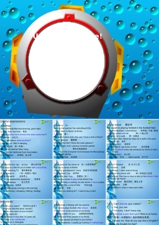 七年级英语上册  unit 1 period 10 Checkout第一单元重点课件 牛津版 课件