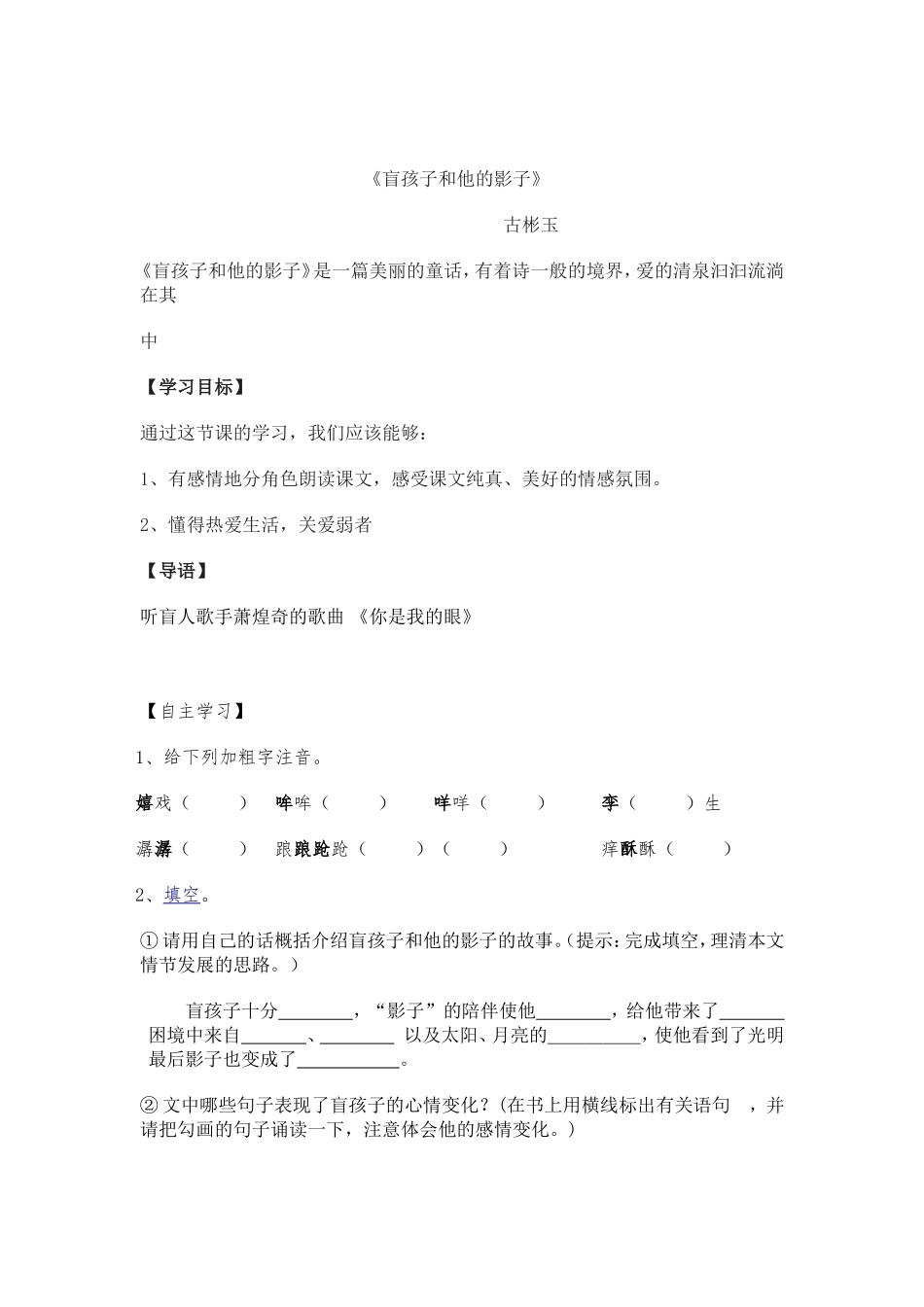 盲孩子和他的影子文档(3)_第1页