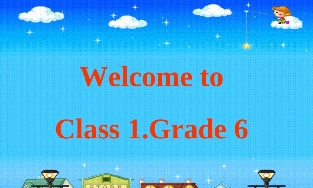 六年级Lesson19