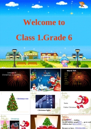六年级Lesson19