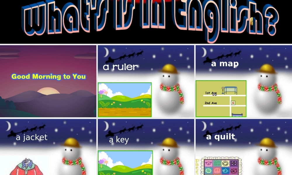 七年级英语上册 预备篇 Starter Unit 2 What is this in English _一套课件人教版新目标 课件