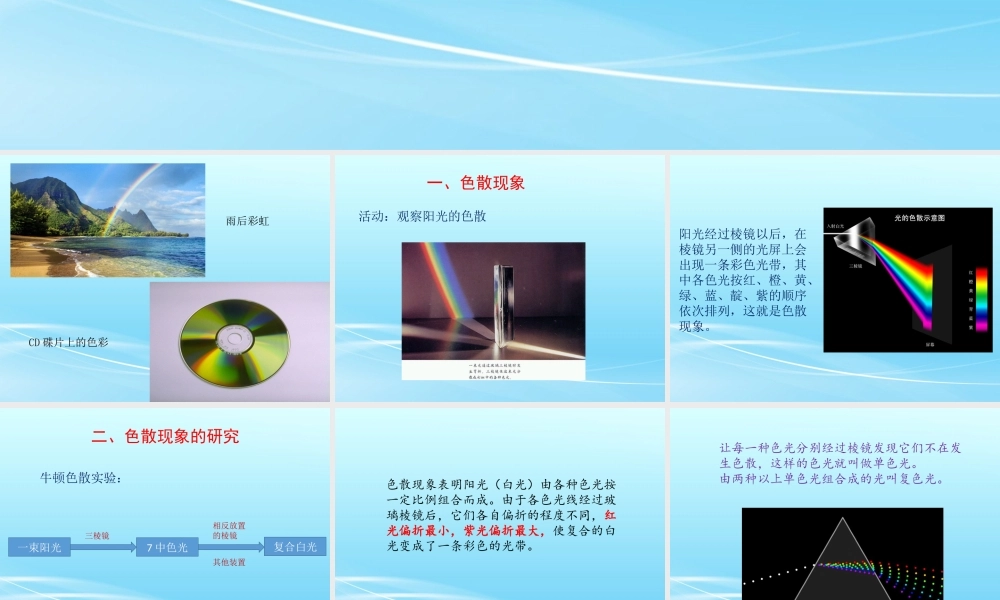 《阳光的组成》课件2