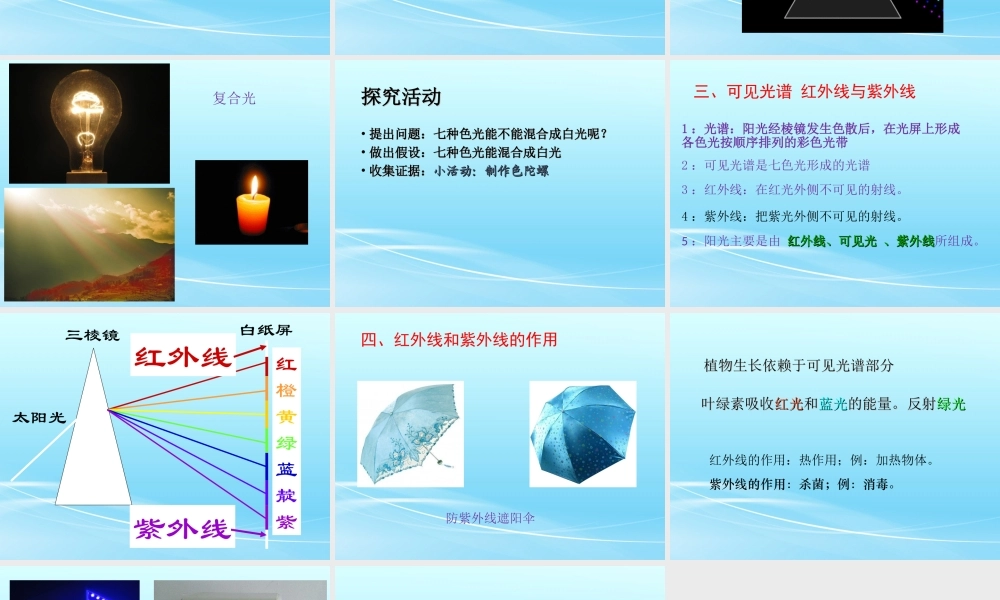 《阳光的组成》课件2