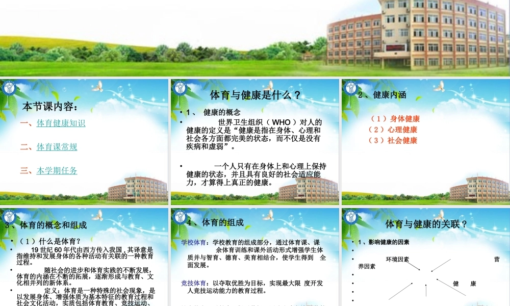 体育理论课课件