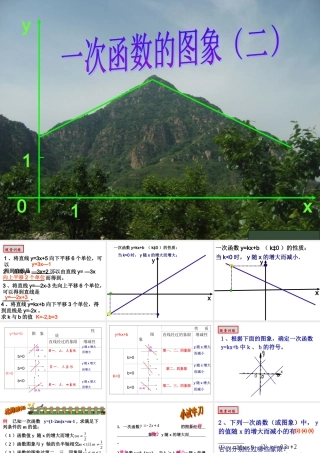 一次函数性质第二课时