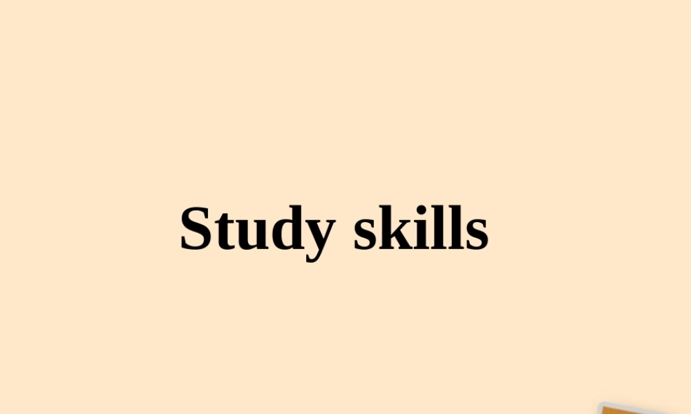 九年级英语上册 第五单元study skills and Main task全套课件 牛津译林版 课件