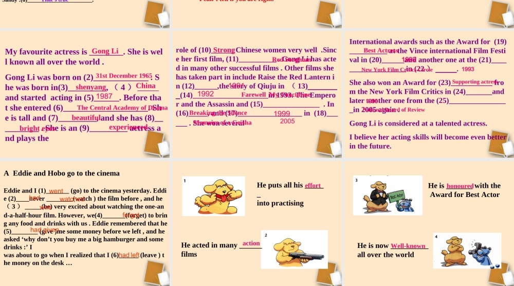 九年级英语上册 第五单元study skills and Main task全套课件 牛津译林版 课件