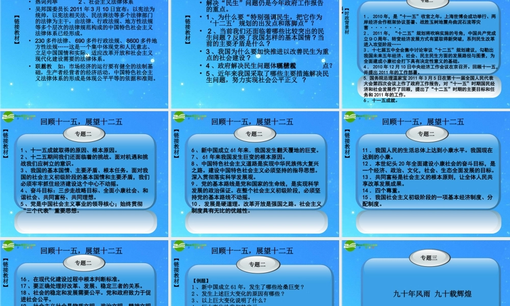 中考政治时事热点专题(中考研讨会) 课件