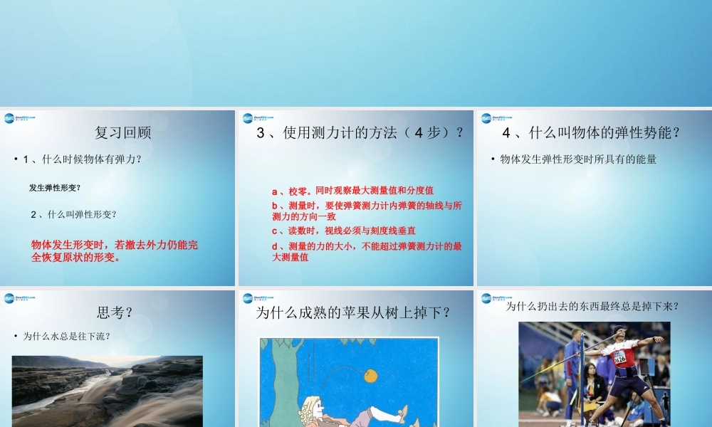 八年级物理下册 8.2 重力课件 苏科版 课件