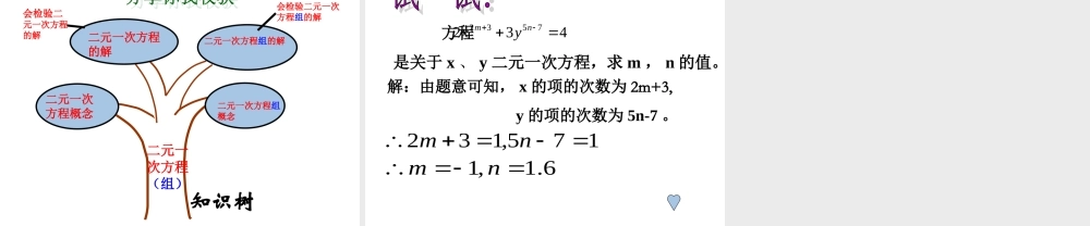 8.1二元一次方程(组)