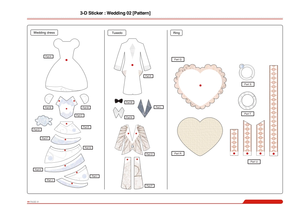 3D贴纸：结婚礼服_第3页