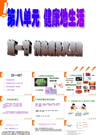 八年级生物上册 传染病及其预防3课件 人教新课标版 课件