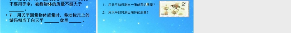 九年级物理下册 11章第二节课件 质量课件 人教新课标版 课件