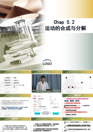 运动合成分解