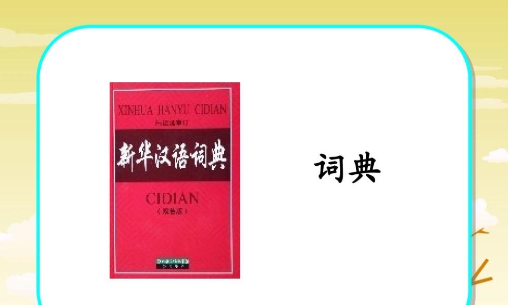 学会查无字词典(0)